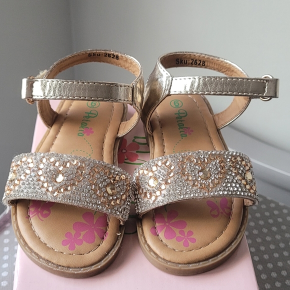 Petalia Crystal Sandals TODDLER sz 6 - Picture 5 of 5